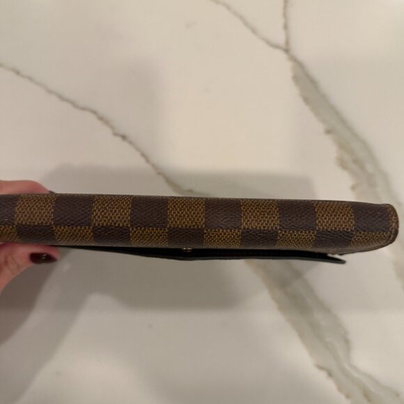 Louis Vuitton "Sarah" Wallet in Damier Ebene - Picture 14 of 14